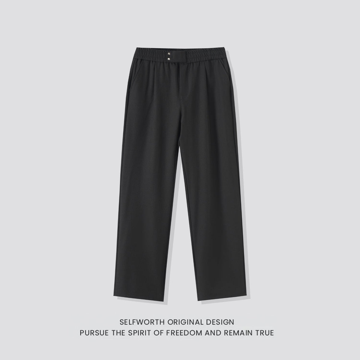 Mens Elastic Waist Casual Pants - RALO COLLECTION STUDIO