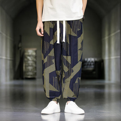 Mens Fashion Breathable Casual Wide Leg Pants - RALO COLLECTION STUDIO