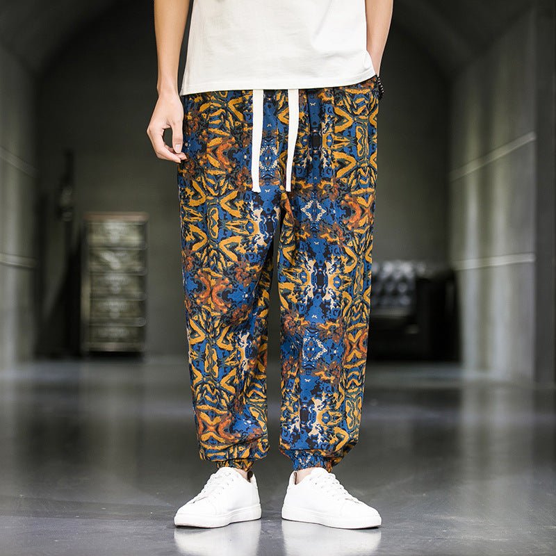 Mens Fashion Breathable Casual Wide Leg Pants - RALO COLLECTION STUDIO