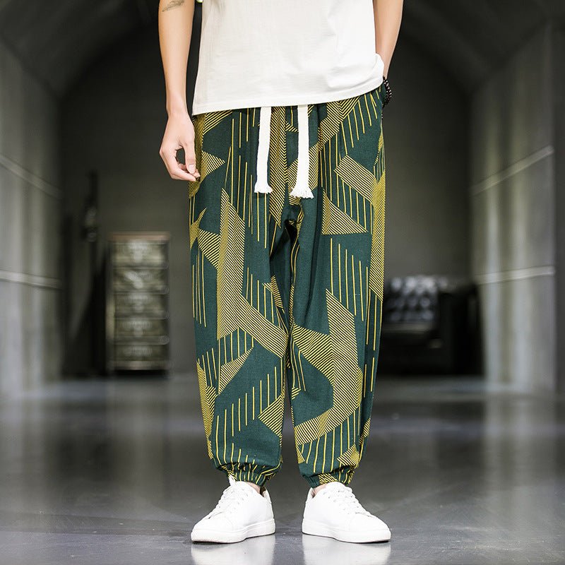 Mens Fashion Breathable Casual Wide Leg Pants - RALO COLLECTION STUDIO