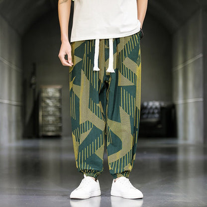 Mens Fashion Breathable Casual Wide Leg Pants - RALO COLLECTION STUDIO