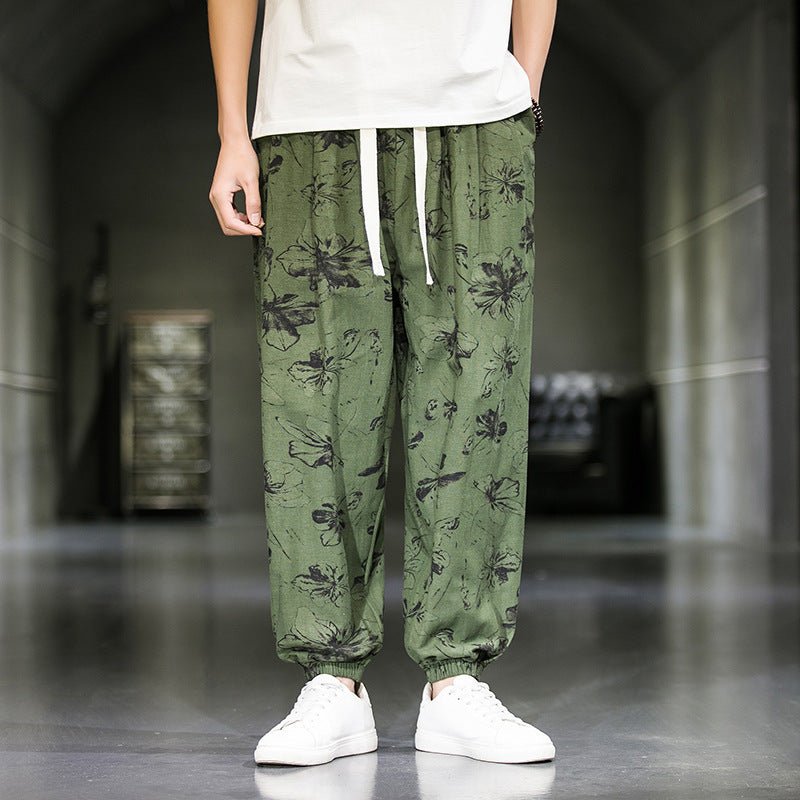 Mens Fashion Breathable Casual Wide Leg Pants - RALO COLLECTION STUDIO
