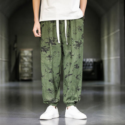 Mens Fashion Breathable Casual Wide Leg Pants - RALO COLLECTION STUDIO
