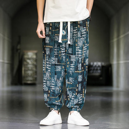 Mens Fashion Breathable Casual Wide Leg Pants - RALO COLLECTION STUDIO