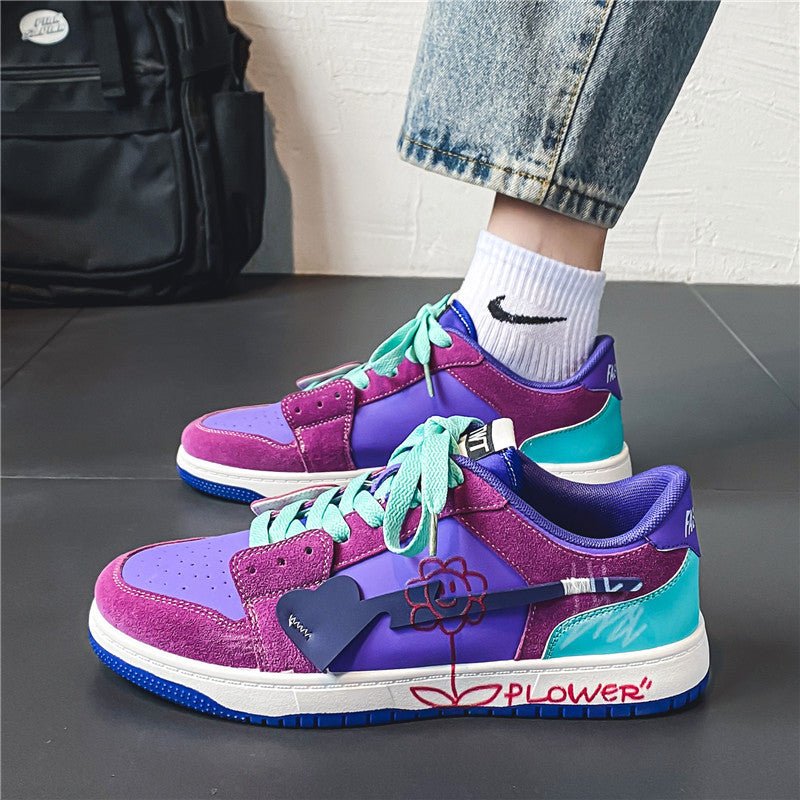 Mens Fashionable And Versatile Graffiti Shoes - RALO COLLECTION STUDIO