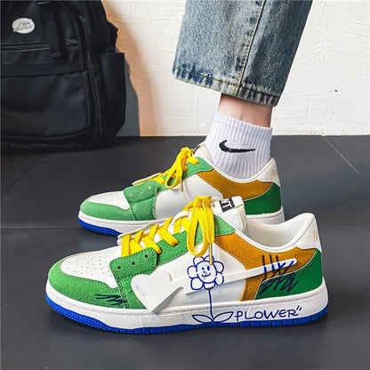 Mens Fashionable And Versatile Graffiti Shoes - RALO COLLECTION STUDIO
