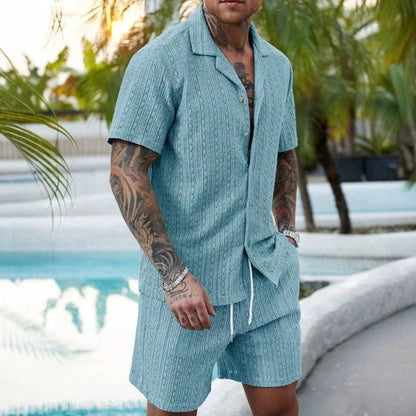Mens Fashionable Printed Casual Shirt Set - RALO COLLECTION STUDIO