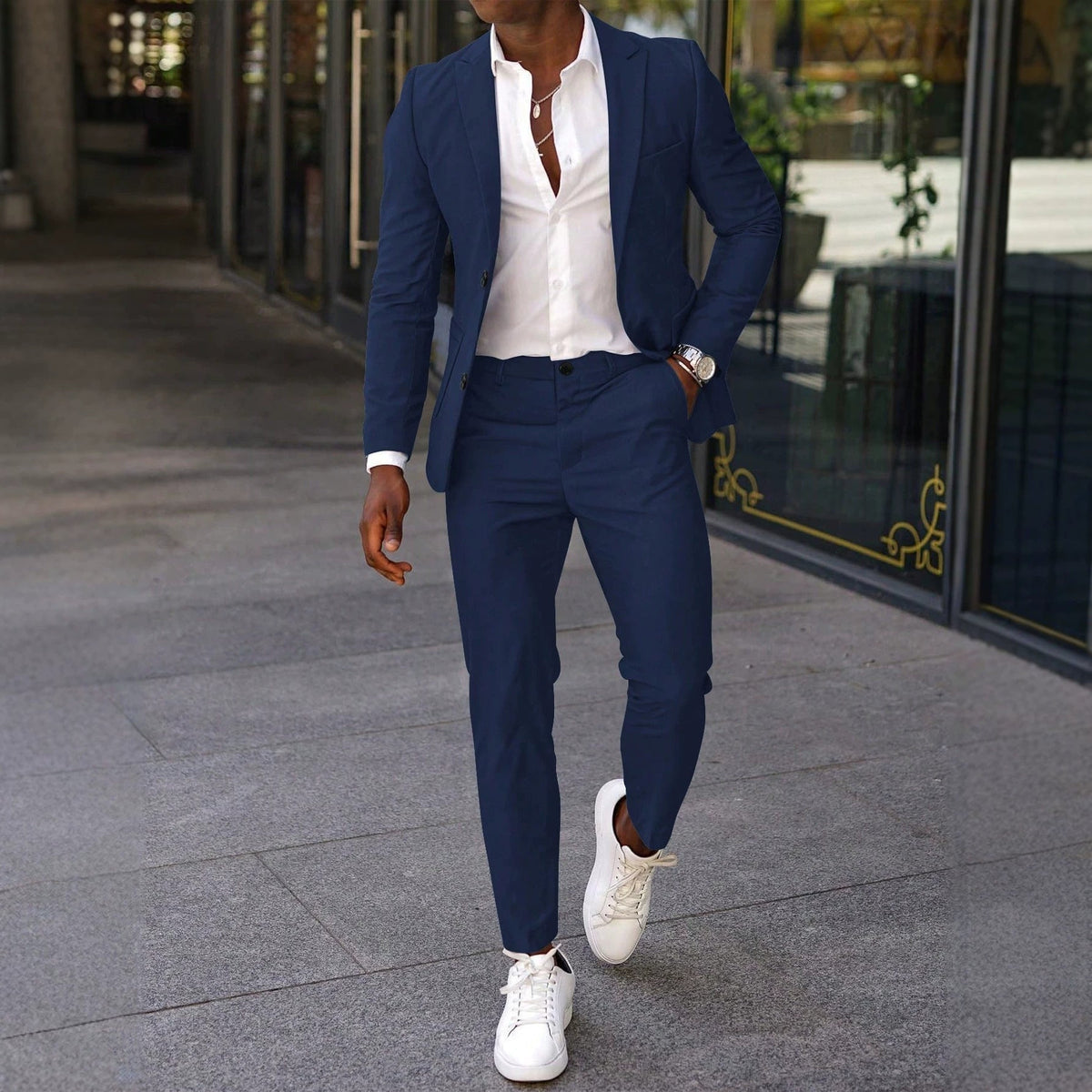 Mens Formal Business Professional Suit Set - RALO COLLECTION STUDIO