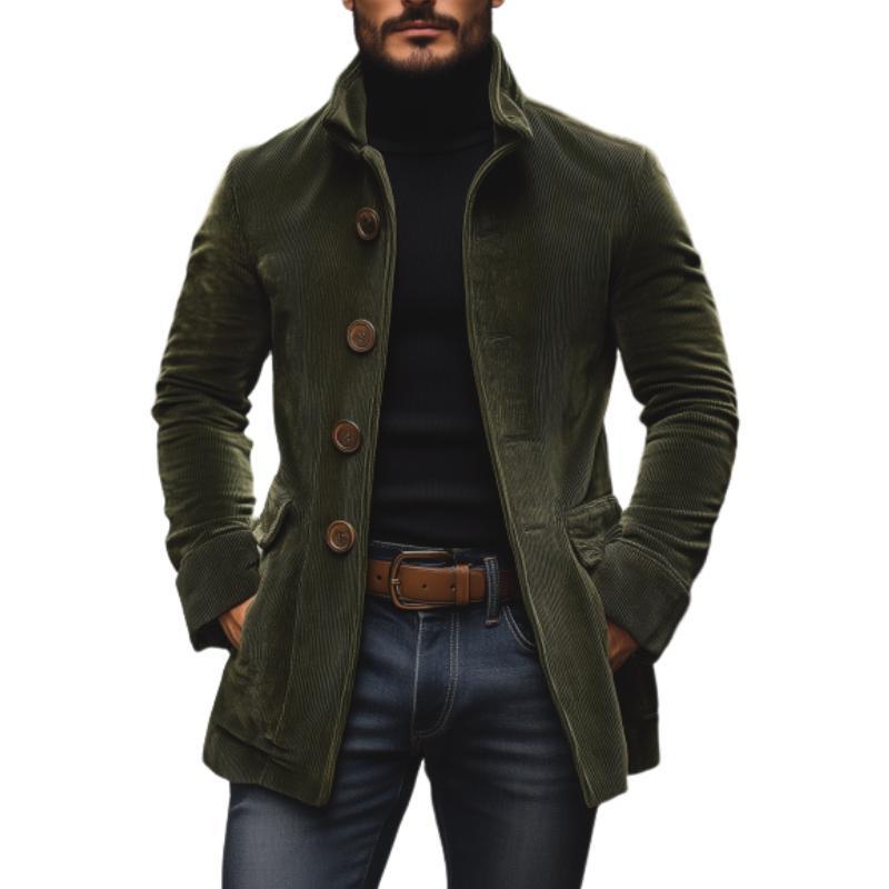 Men's Winter Stand Collar Casual Blazer Coat Ralo Collection - RALO COLLECTION STUDIO