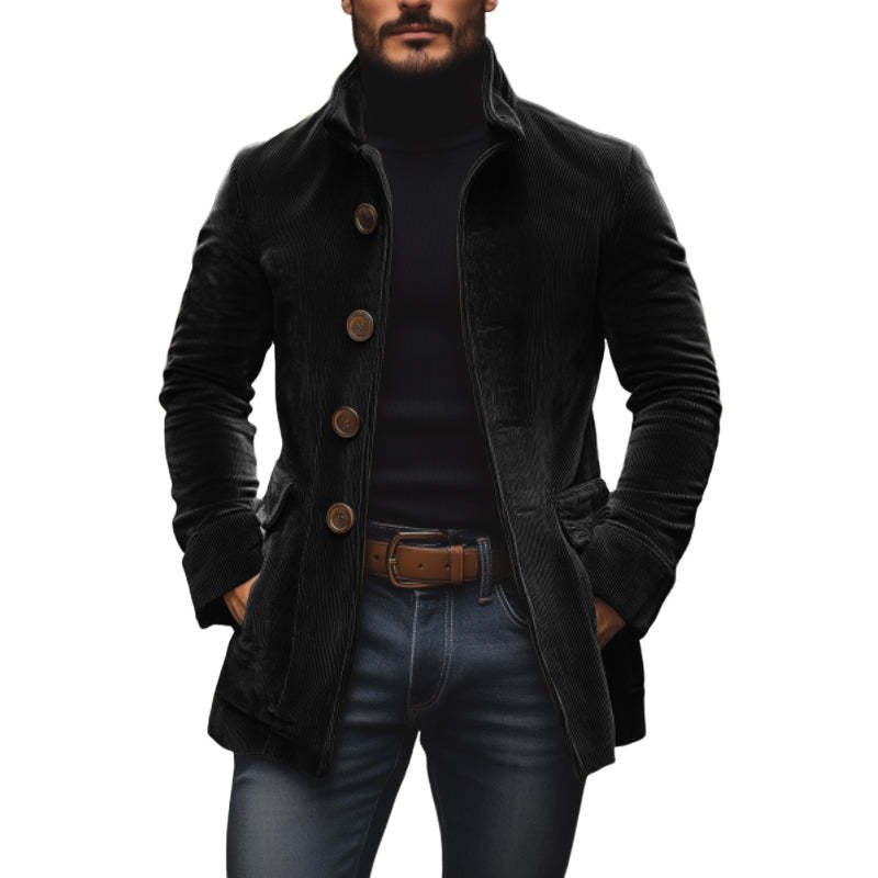 Men's Winter Stand Collar Casual Blazer Coat Ralo Collection - RALO COLLECTION STUDIO