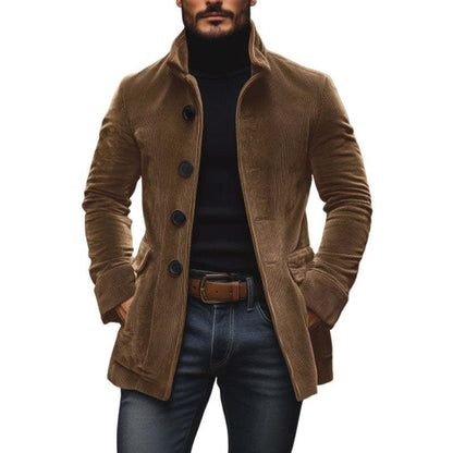 Men's Winter Stand Collar Casual Blazer Coat Ralo Collection - RALO COLLECTION STUDIO