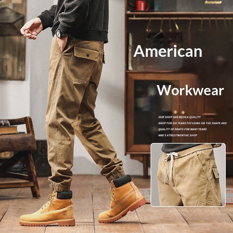 Mens Loose-fit Ankle-length Jogger Pants - RALO COLLECTION STUDIO