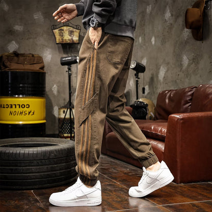 Mens Loose Fit Trendy AnkleTightening Pants - RALO COLLECTION STUDIO