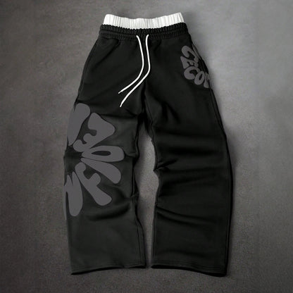 Mens Loose-fitting Straight-leg Pants - RALO COLLECTION STUDIO