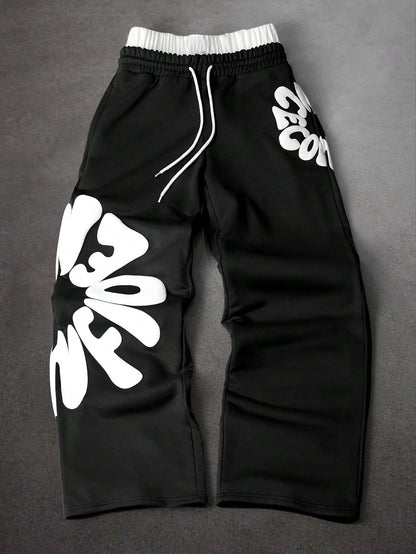 Mens Loose-fitting Straight-leg Pants - RALO COLLECTION STUDIO