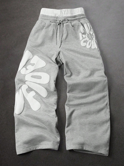 Mens Loose-fitting Straight-leg Pants - RALO COLLECTION STUDIO