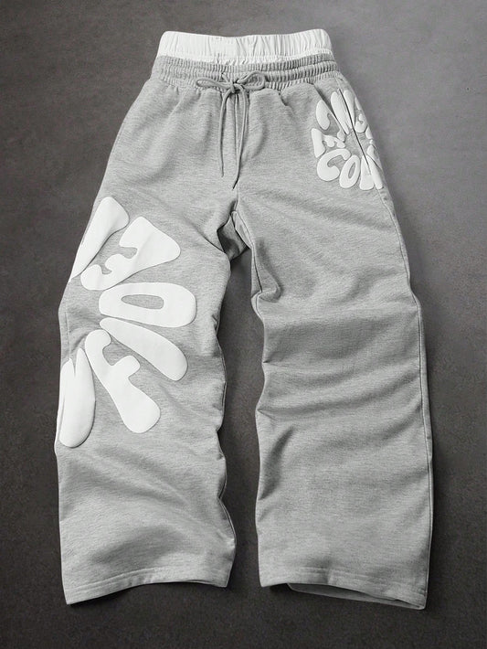 Mens Loose-fitting Straight-leg Pants - RALO COLLECTION STUDIO
