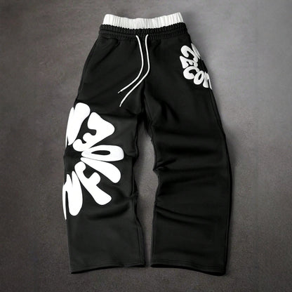 Mens Loose-fitting Straight-leg Pants - RALO COLLECTION STUDIO