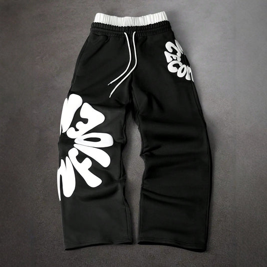 Mens Loose-fitting Straight-leg Pants - RALO COLLECTION STUDIO