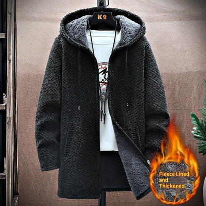 Men's Mid-Length Knitted Cardigan Coat Casual And Versatile - RALO COLLECTION STUDIO