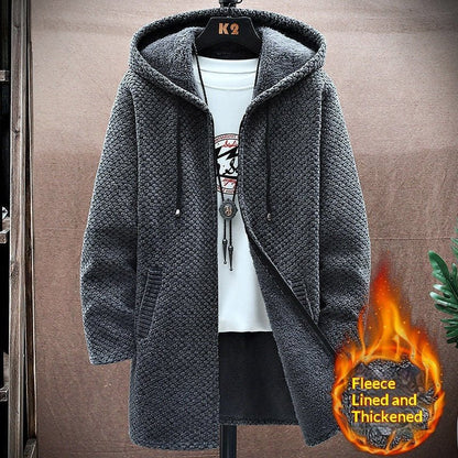 Men's Mid-Length Knitted Cardigan Coat Casual And Versatile - RALO COLLECTION STUDIO