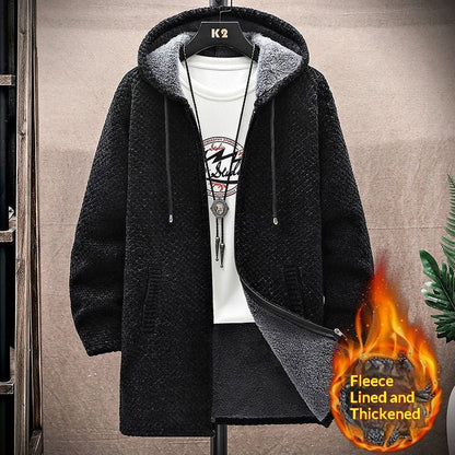 Men's Mid-Length Knitted Cardigan Coat Casual And Versatile - RALO COLLECTION STUDIO