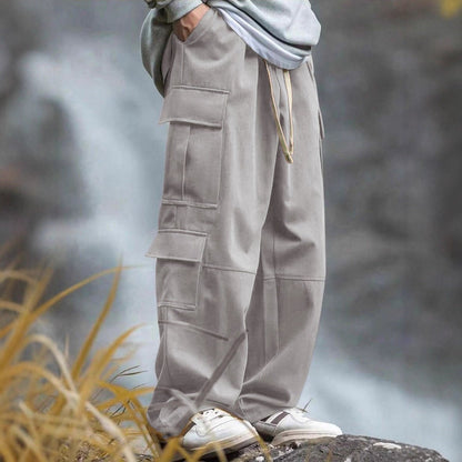 Men's Outdoor Multi-Pocket Straight Work Pants Ralo Collection - RALO COLLECTION STUDIO