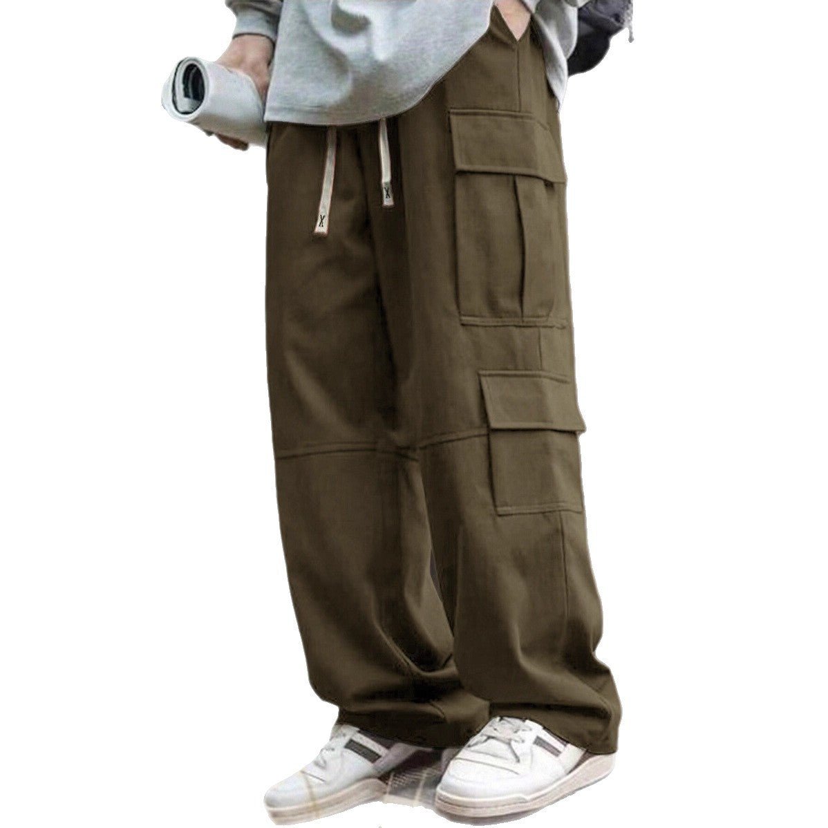 Men's Outdoor Multi-Pocket Straight Work Pants Ralo Collection - RALO COLLECTION STUDIO