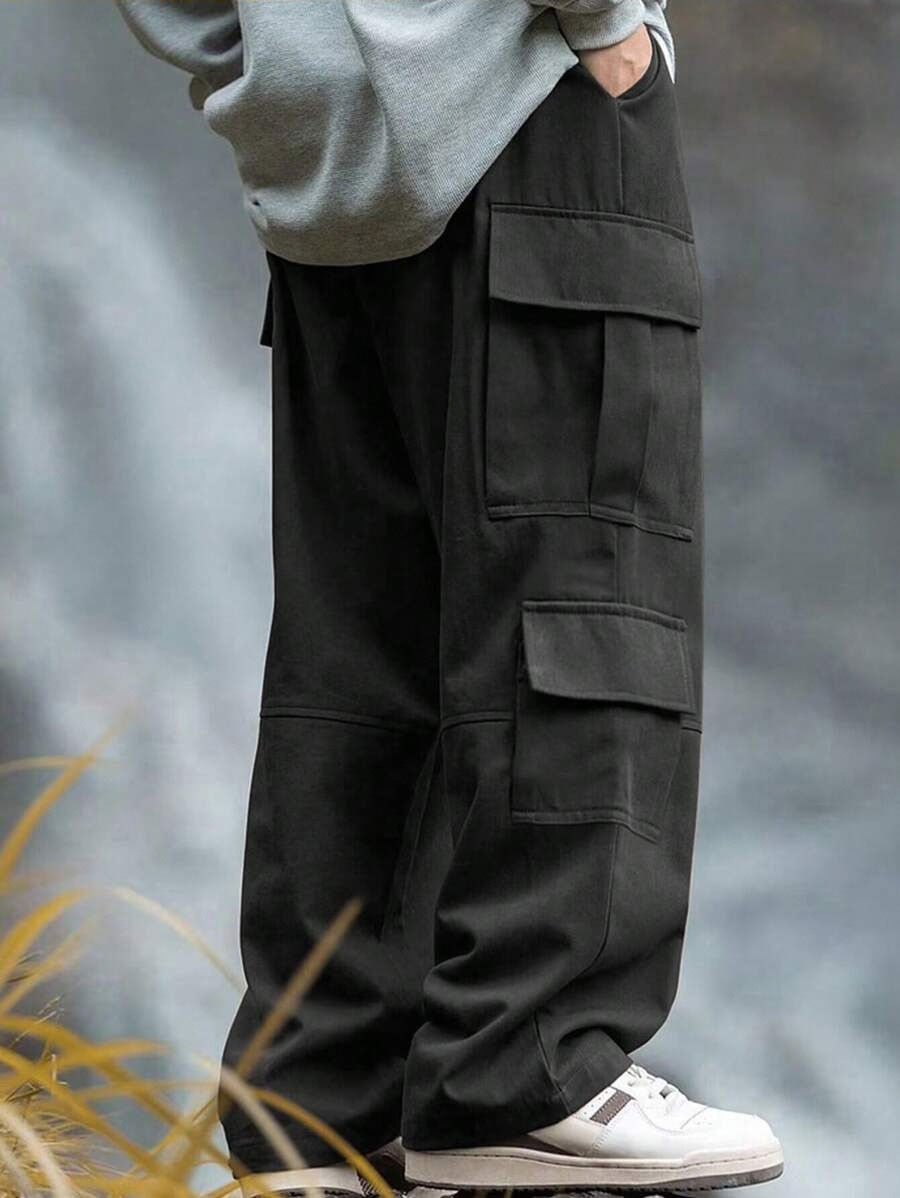 Men's Outdoor Multi-Pocket Straight Work Pants Ralo Collection - RALO COLLECTION STUDIO