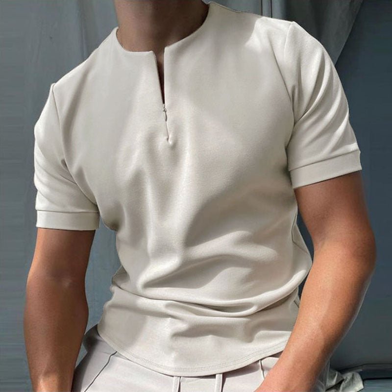 Men's Polo Shirt Men Solid Polo Shirts Brand Men Short-Sleeved Shirt Summer Shirt Man Clothing - RALO COLLECTION STUDIO