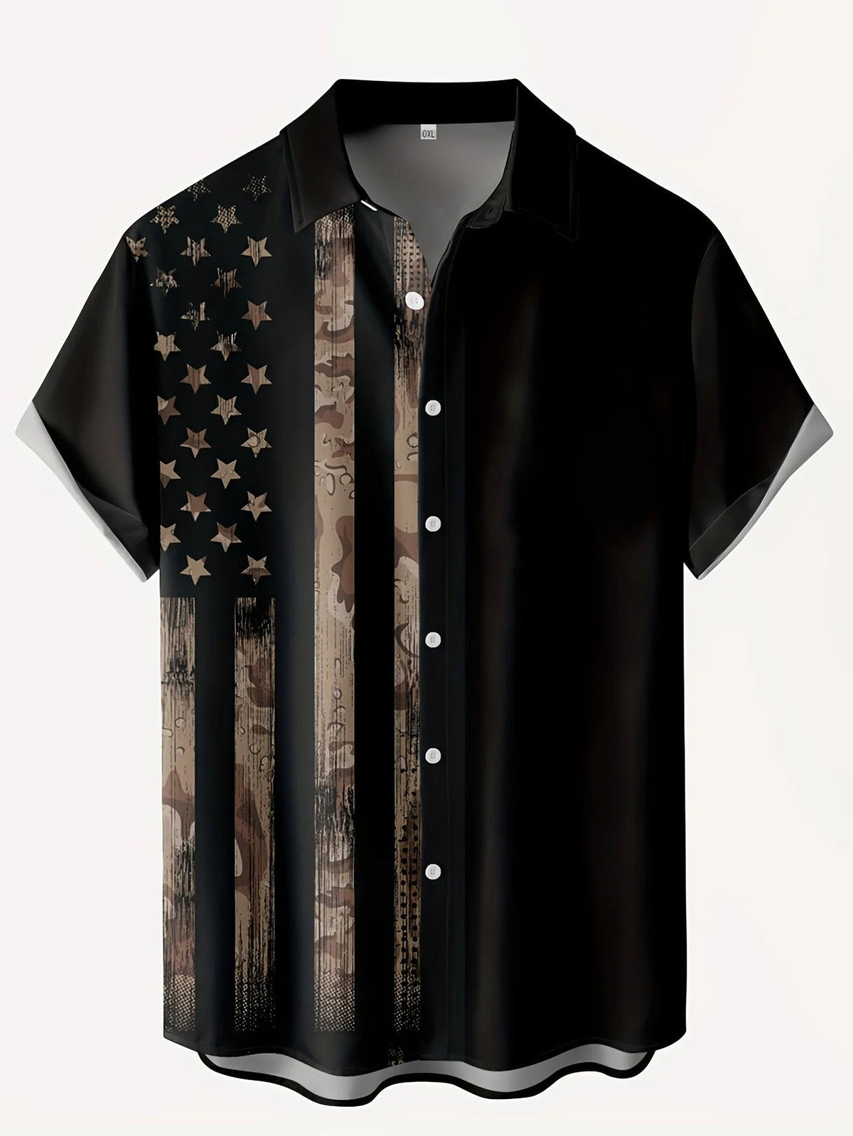 Mens Retro Shirt 3D Printed Top Short Sleeves - RALO COLLECTION STUDIO