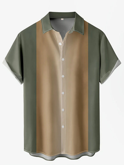 Mens Retro Shirt 3D Printed Top Short Sleeves - RALO COLLECTION STUDIO