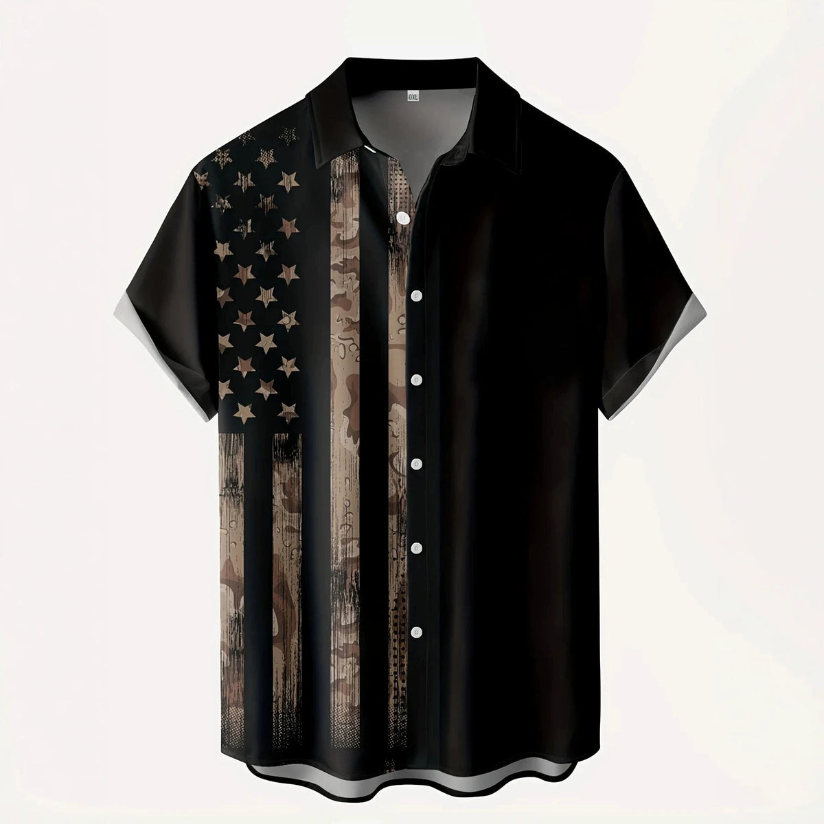 Mens Retro Shirt 3D Printed Top Short Sleeves - RALO COLLECTION STUDIO