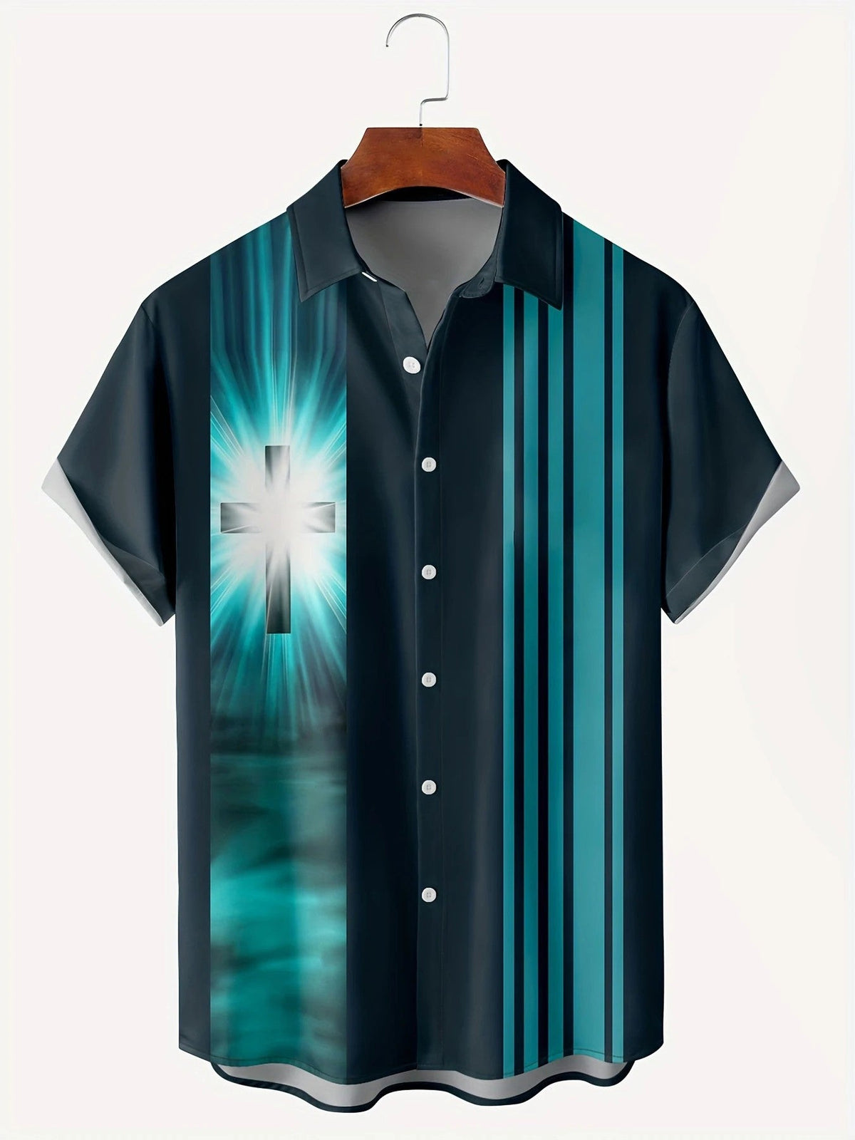 Mens Retro Shirt 3D Printed Top Short Sleeves - RALO COLLECTION STUDIO