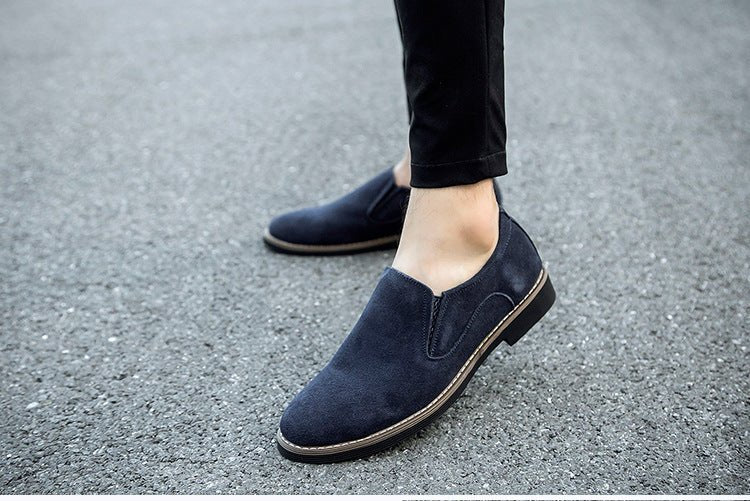 Men's Shoes Frosted Round Toe Men's Casual Leather Shoes For Men - RALO COLLECTION STUDIO