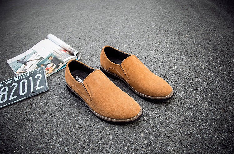 Men's Shoes Frosted Round Toe Men's Casual Leather Shoes For Men - RALO COLLECTION STUDIO