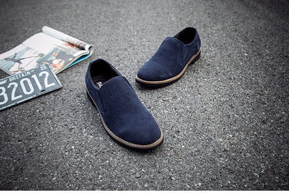 Men's Shoes Frosted Round Toe Men's Casual Leather Shoes For Men - RALO COLLECTION STUDIO