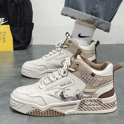 RALO Men’s Easy-Wear High-Top Casual Sports Shoes - RALO COLLECTION STUDIO
