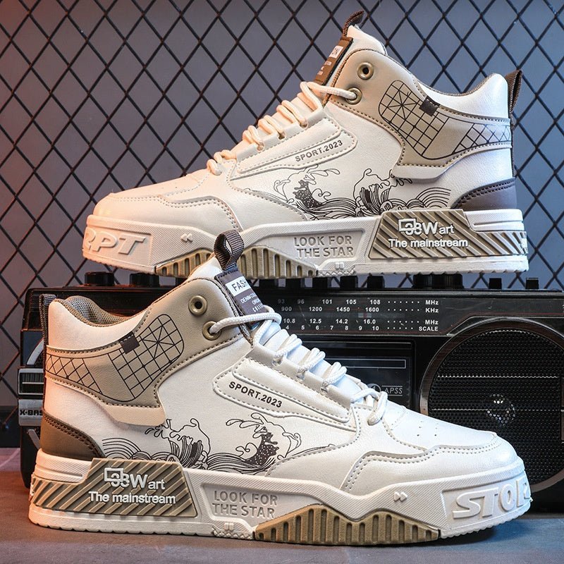 RALO Men’s Easy-Wear High-Top Casual Sports Shoes - RALO COLLECTION STUDIO