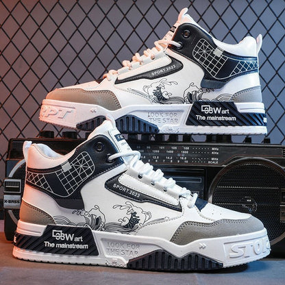 RALO Men’s Easy-Wear High-Top Casual Sports Shoes - RALO COLLECTION STUDIO