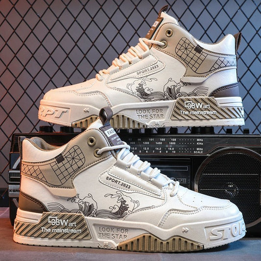 RALO Men’s Easy-Wear High-Top Casual Sports Shoes - RALO COLLECTION STUDIO