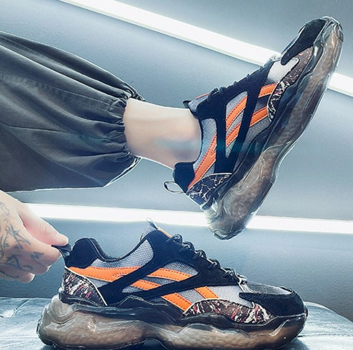 RALO Collection Men’s Korean Style Platform Sneakers – Height Increasing Low-Cut Casual Running - RALO COLLECTION STUDIO