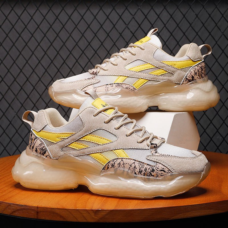 RALO Collection Men’s Korean Style Platform Sneakers – Height Increasing Low-Cut Casual Running - RALO COLLECTION STUDIO