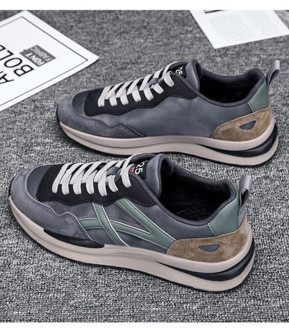 Men’s Sports Casual Lace-Up Sneakers – Breathable Mesh Comfort - RALO COLLECTION STUDIO