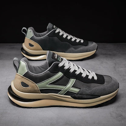 Men’s Sports Casual Lace-Up Sneakers – Breathable Mesh Comfort - RALO COLLECTION STUDIO