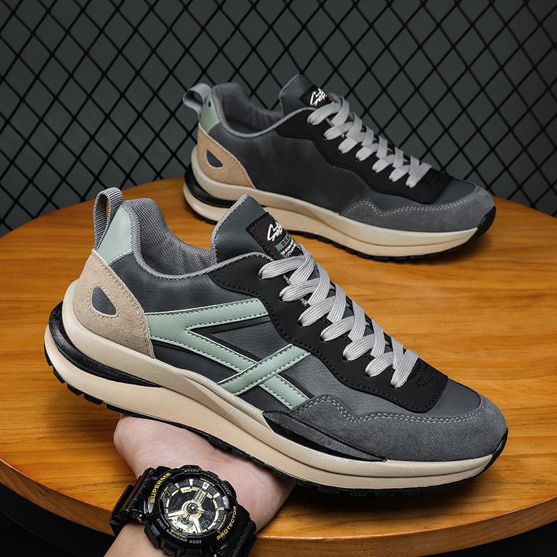 Men’s Sports Casual Lace-Up Sneakers – Breathable Mesh Comfort - RALO COLLECTION STUDIO