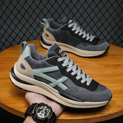 Men’s Sports Casual Lace-Up Sneakers – Breathable Mesh Comfort - RALO COLLECTION STUDIO