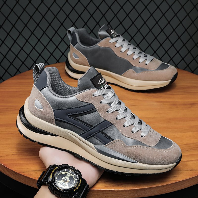 Men’s Sports Casual Lace-Up Sneakers – Breathable Mesh Comfort - RALO COLLECTION STUDIO