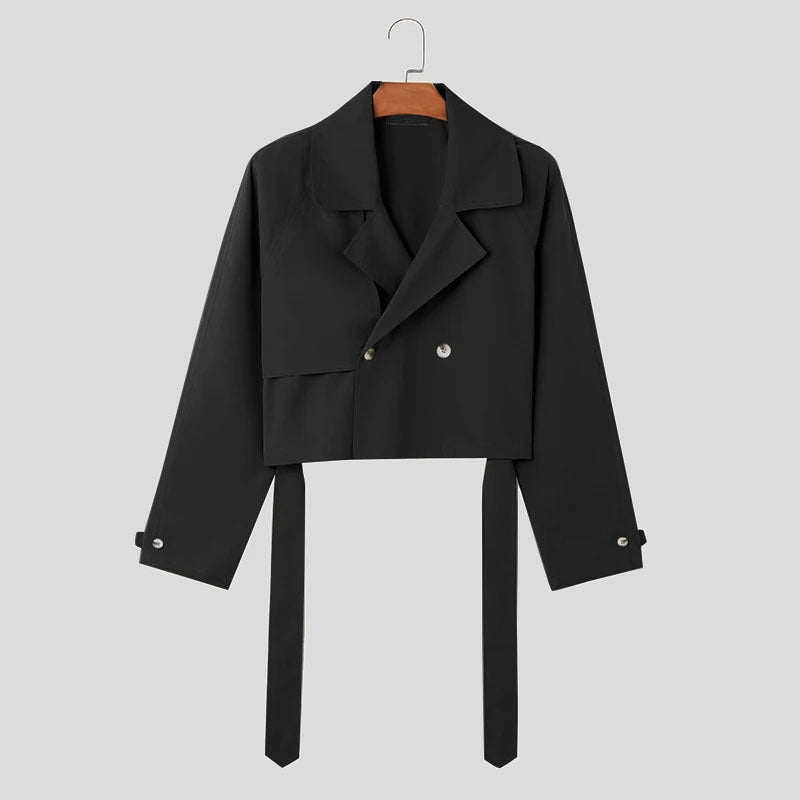 Mens Stylish Loose-fit Jacket Trench Coat - RALO COLLECTION STUDIO