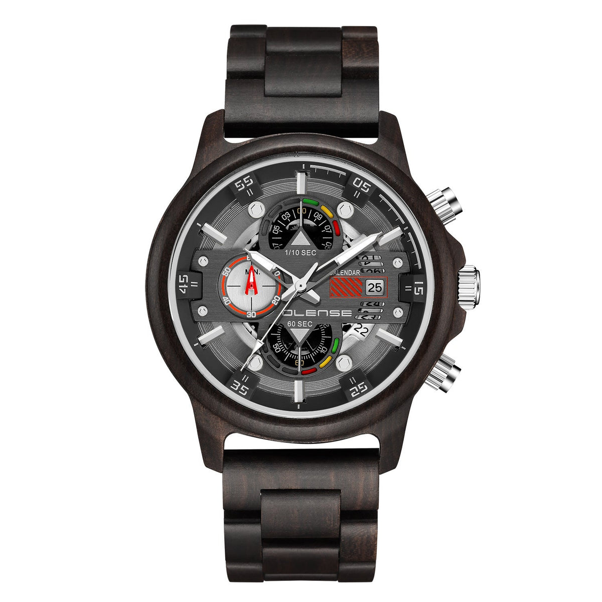 Men's Wood Watch Quartz Multifunctional Luminous - RALO COLLECTION STUDIO